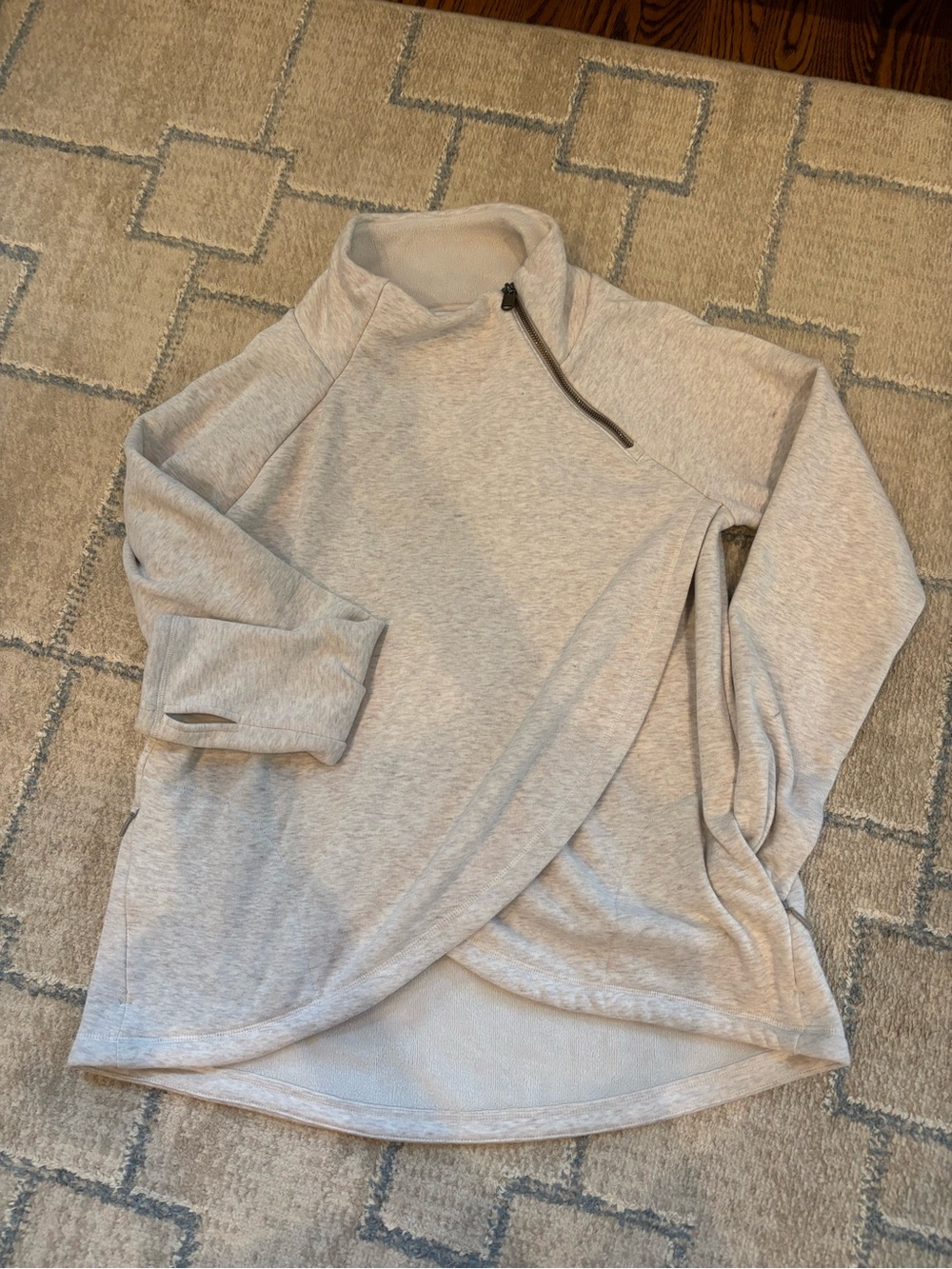 Athleta Cozy Karma Asym Pullover
